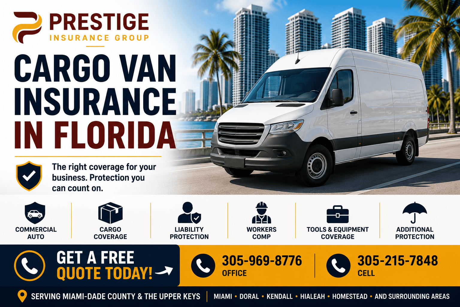 Cargo Van Insurance Florida - Delivery, Courier & Business Van Coverage ...