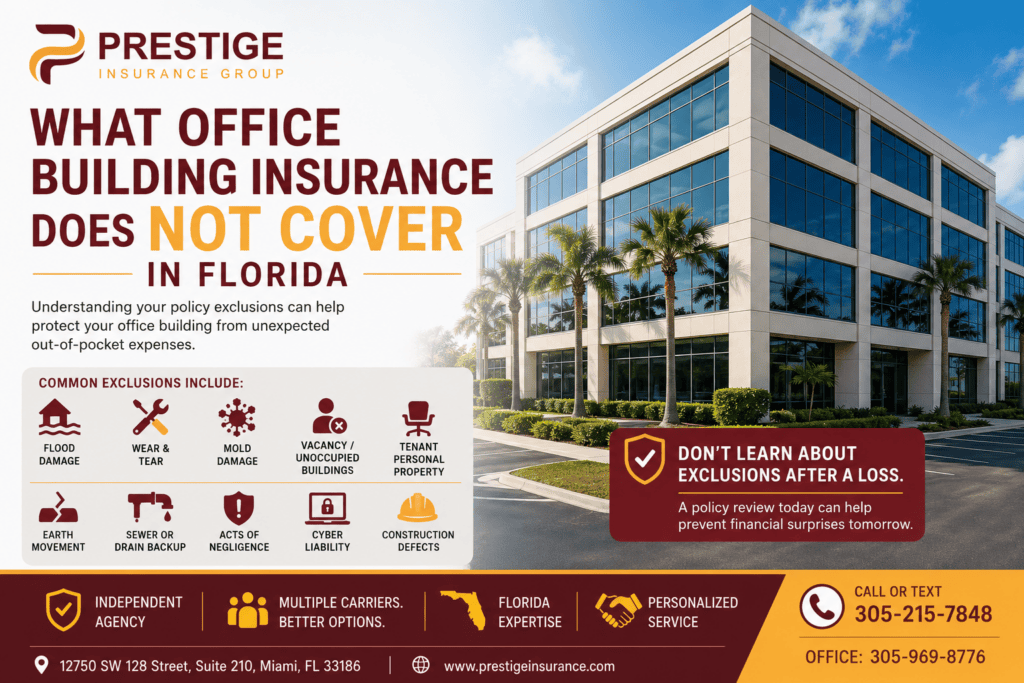 What Office Building Insurance Does NOT Cover in Florida - Prestige ...